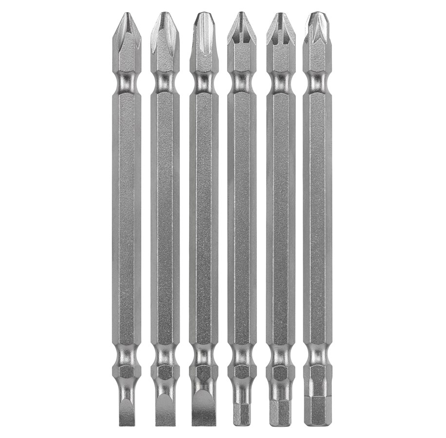 Bormaskin & Bits - Einhell dobbelt bitssett 100 mm PH, PZ, LK og HEX  6 stk. - 49120910