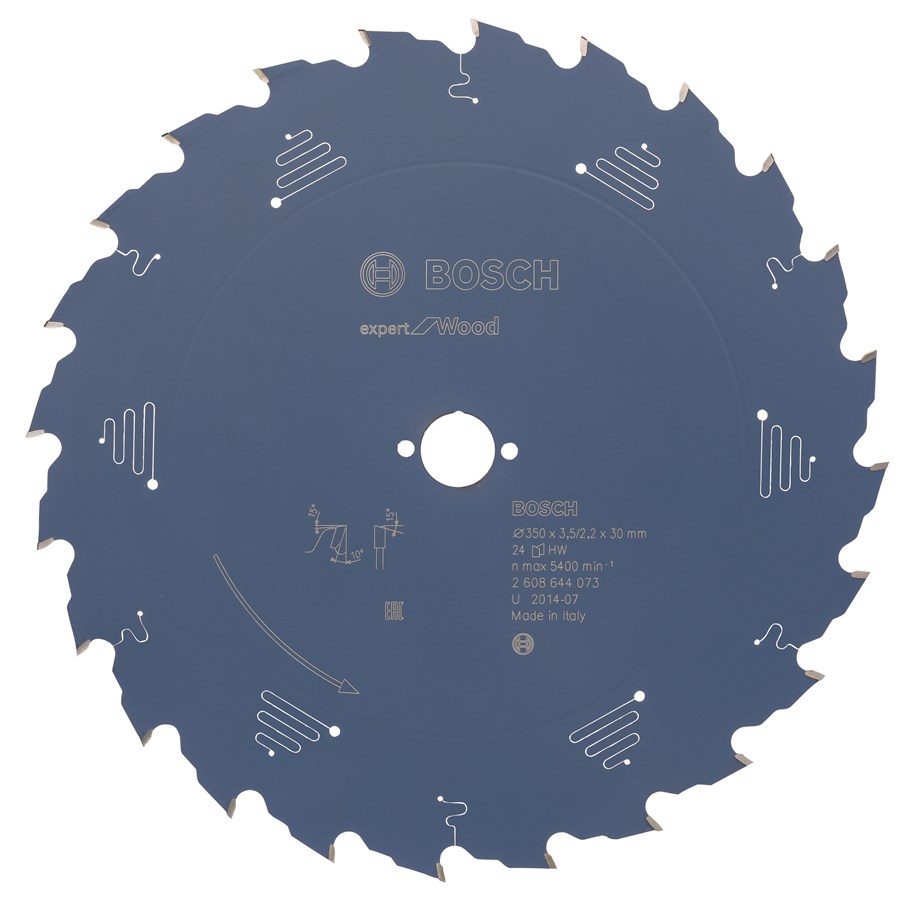 Sirkelsag - Bosch Sirkelsagblad Expert for Wood 350 x 30 x 3,5 mm, 24 - 2608644073