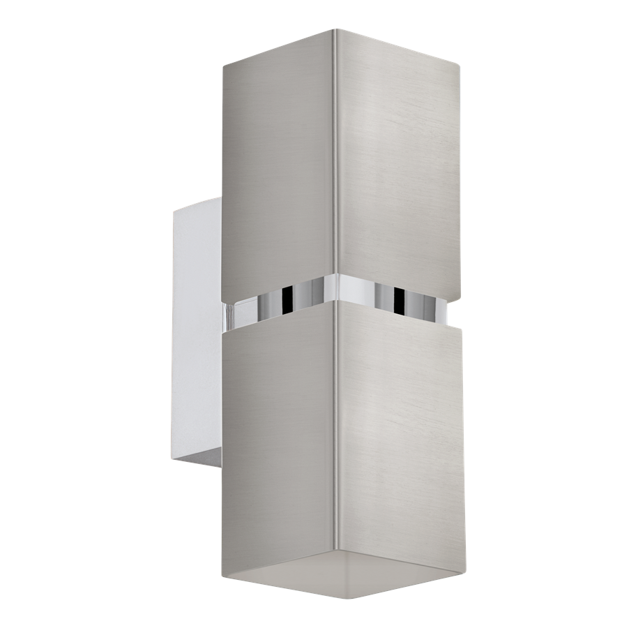 Lamper - EGLO PASSA wall lamp satin nickel/chrome - 96264