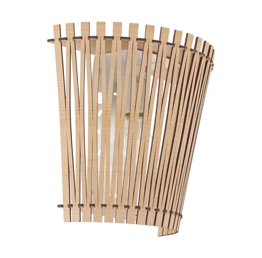 Lamper - EGLO SENDERO wall light maple - 96195