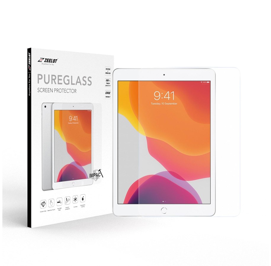Nettbrett - Andre tilbehør - Zeelot Apple iPad 10.2" (2019) Anti Glare PureGlass - zagip102