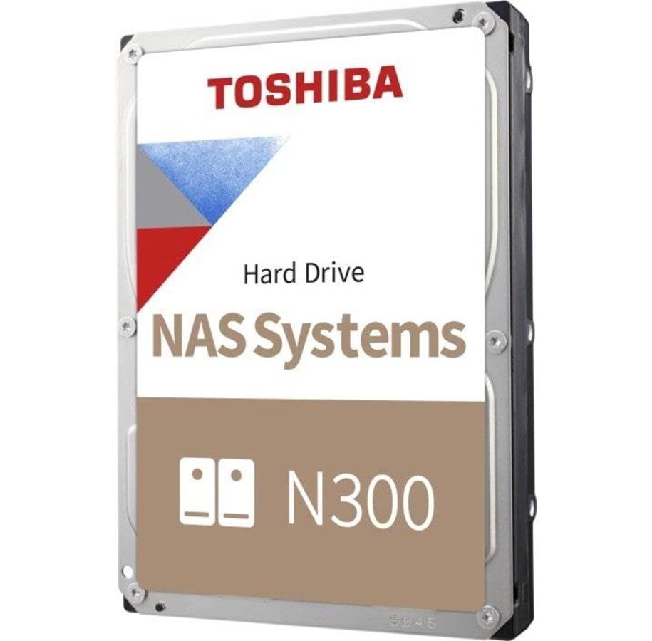 Harddisk - Toshiba N300 - 8TB - Harddisk - HDWG480UZSVA - SATA-600 - 3.5" - HDWG480UZSVA