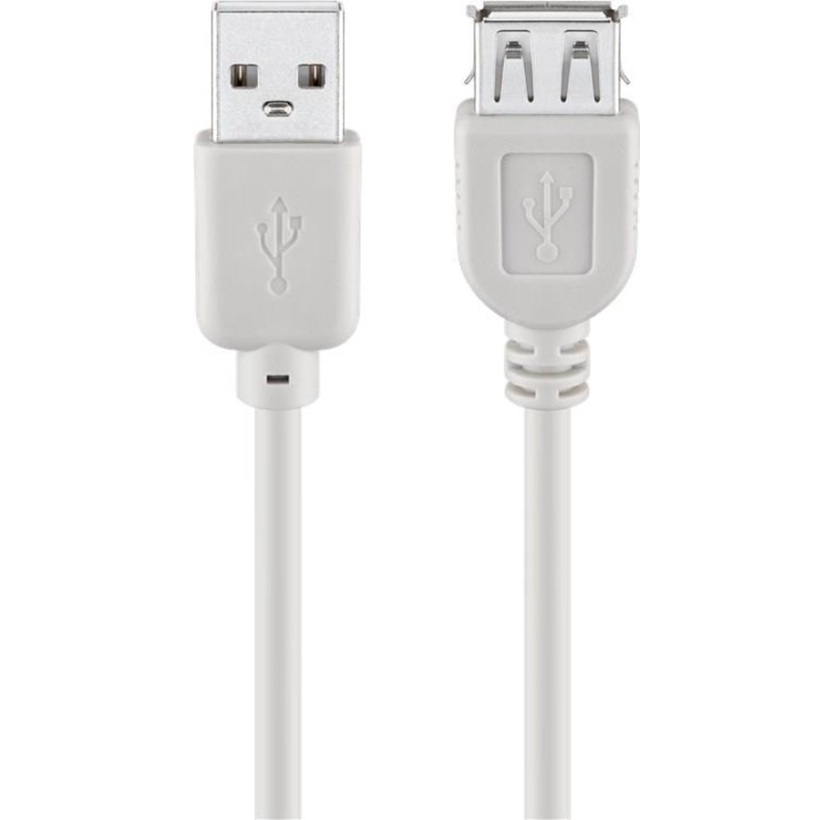 USB - Pro USB-A <-> USB-A - 1.8m - Grå - 4040849687150