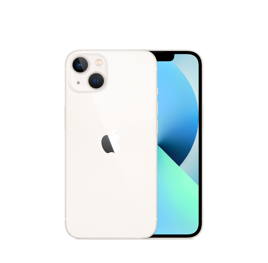 Mobiltelefoner - Apple iPhone 13 5G 128GB - Starlight - MLPG3QN/A