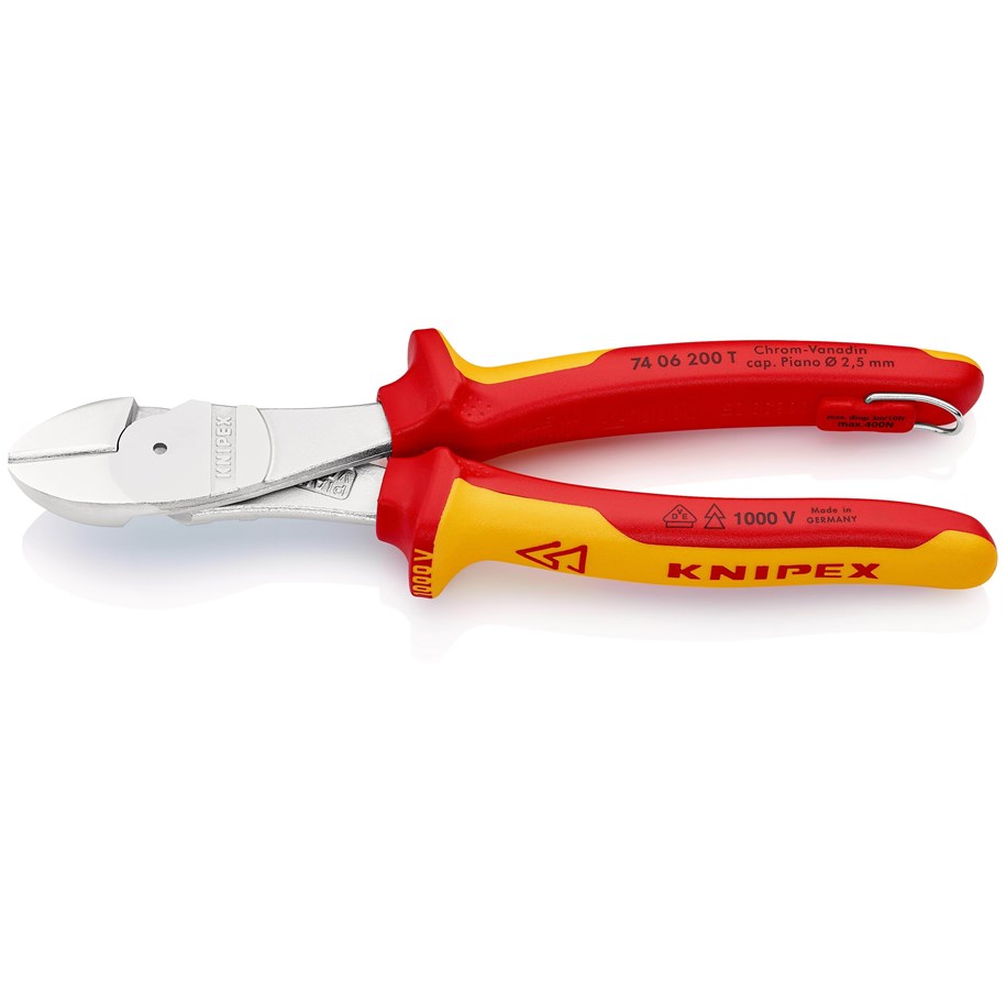 Håndverktøy - KNIPEX Kraft-sideavbiter - 74 06 200 T
