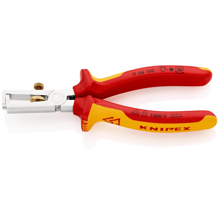 Verktøy - KNIPEX Avisoleringstenger, universal - 11 06 160 SB
