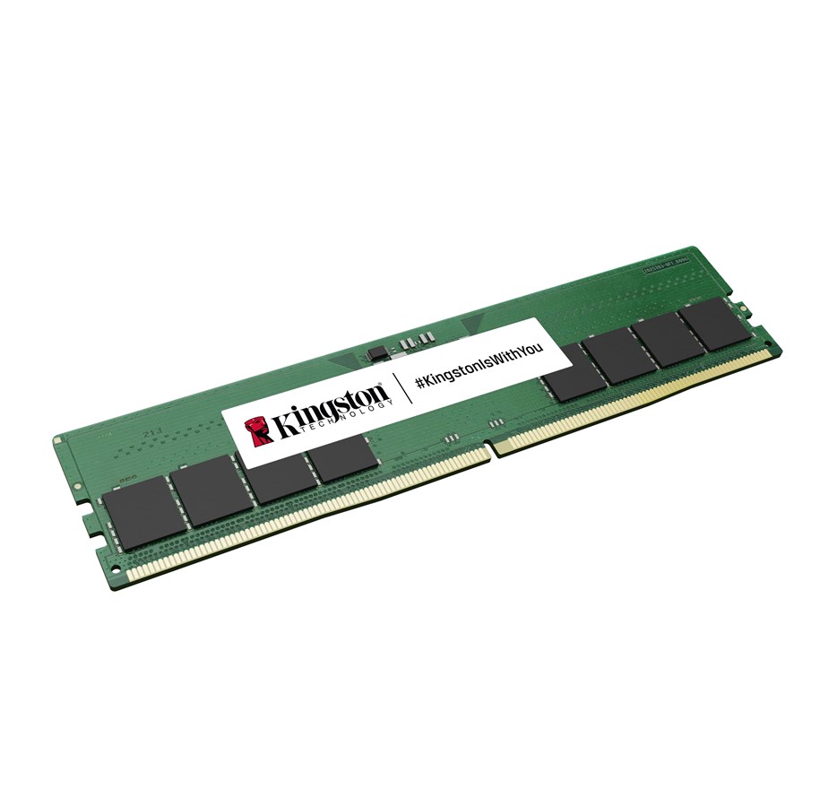 RAM - Kingston ValueRAM DDR5-4800 - 32GB - CL40 - Dual Channel (2 pcs) - Grønn - KVR48U40BS8K2-32