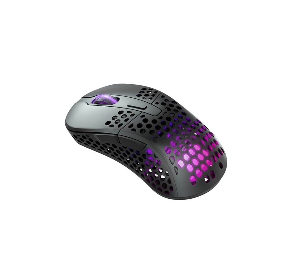 Mus - Xtrfy M4 Wireless RGB Gaming Mouse - Black - Gaming mus - Optisk - 6 - Svart med RGB-lys - M4W-RGB-BLACK