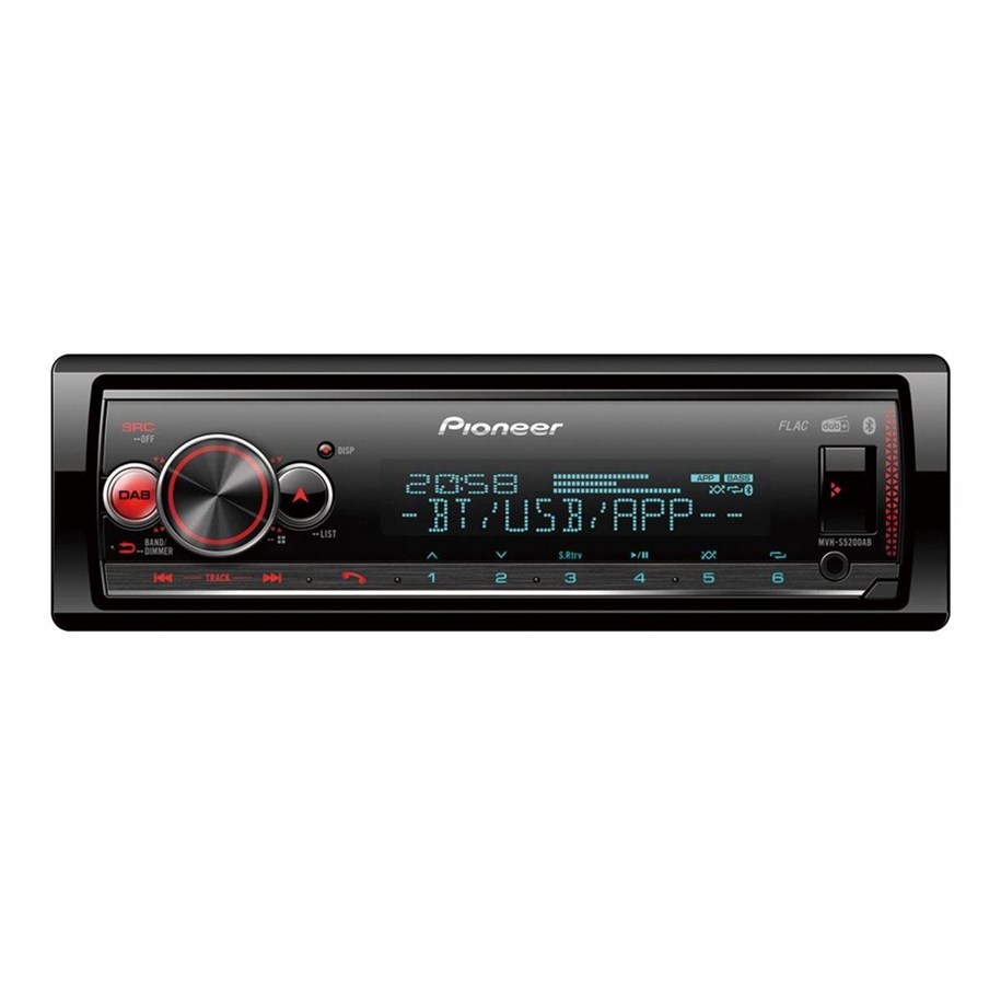 Bilstereo - Pioneer MVH S520DABAN - Bilradio - MVH-S520DABAN