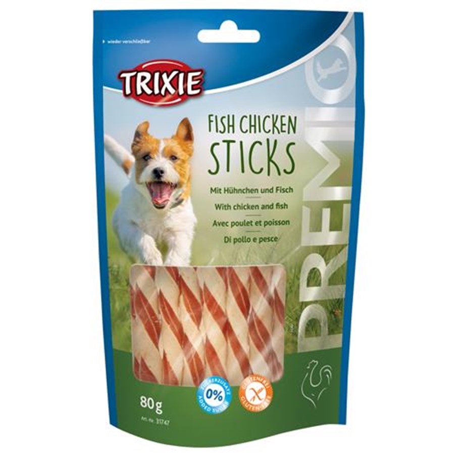 Hund - Trixie PREMIO Fish Chicken Sticks 80 g - TX31747