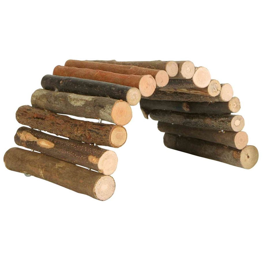 Smådyr - Trixie Flexible Bark Wood Bridge Small Animals 28x17cm - TX62152