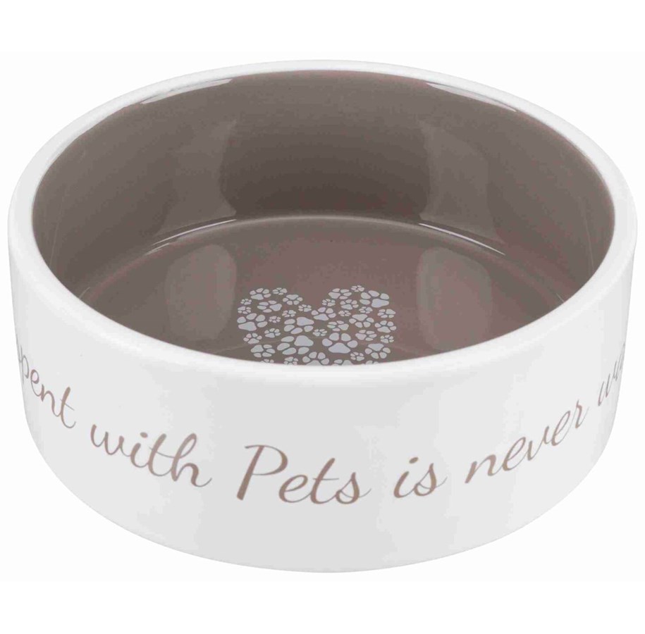 Hund - Trixie Pet's Home Ceramic Bowl Cream 0.8L 16cm - TX25054