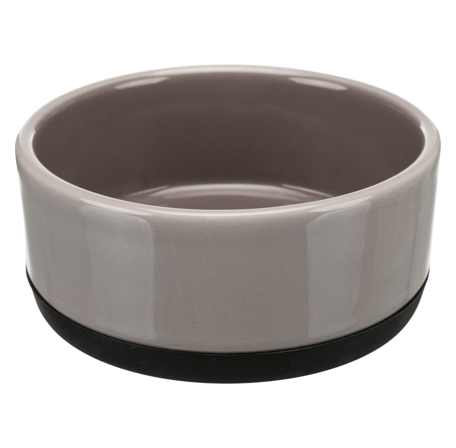 Hund - Trixie Ceramic Bowl Non-Slip Rubber Ring 400ml 12cm - TX24360