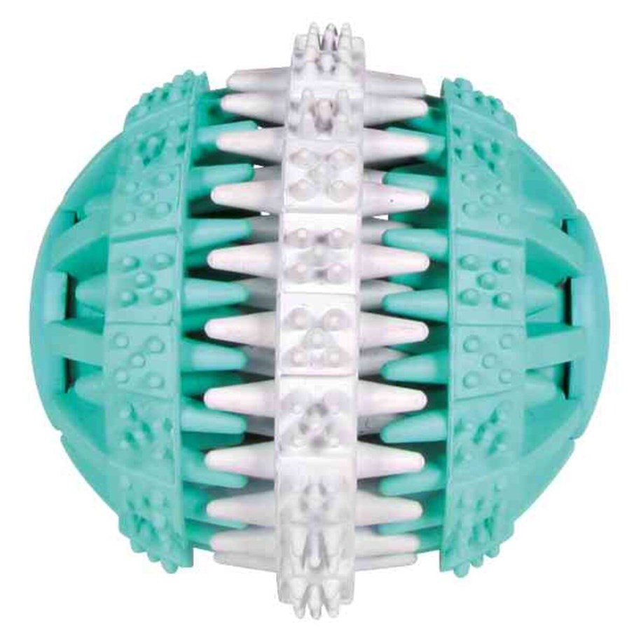 Hund - Trixie Dog Toy Denta Fun Ball Rubber Mint Flavour 7cm - TX32942