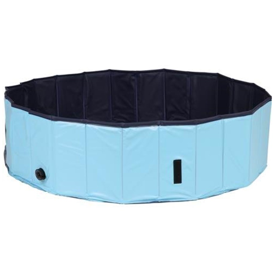 Hund - Trixie Dog pool ø 80 × 20 cm light blue/blue - TX39481
