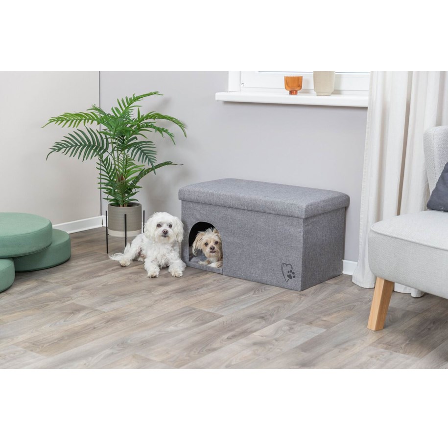 Hund - Trixie Kimy Soft Edition sammenleggbar kjæledyrhule 72x40x40cm - 36315
