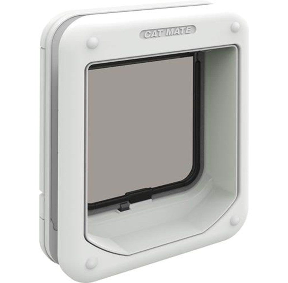 petmate-rotary-4-way-locking-cat-flap-white-billig