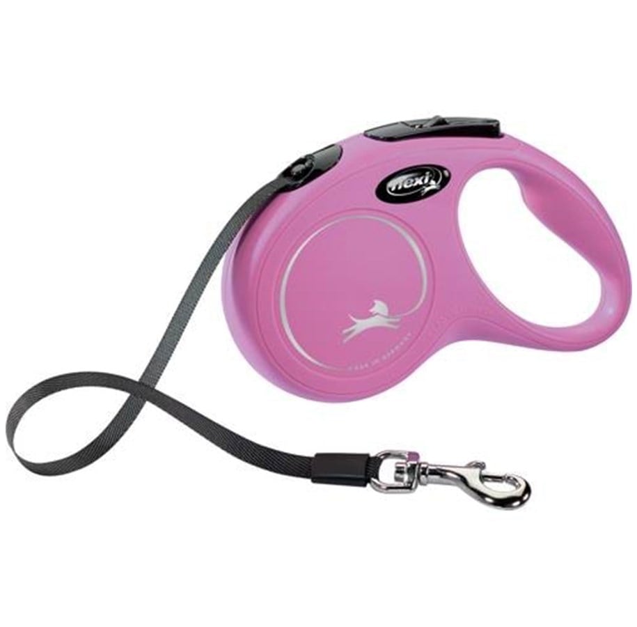 Hund - Flexi New Classic S leash 5 m pink - H7846P