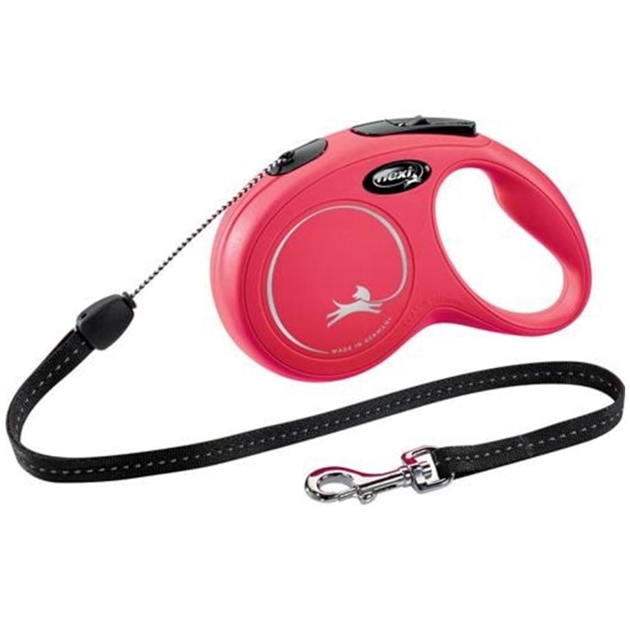 Hund - Flexi New CLASSIC S  Leash 8 m red - H7843R