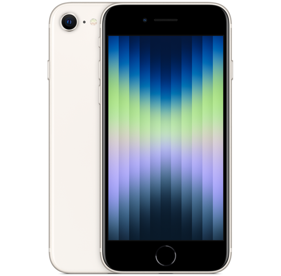 Mobiltelefoner - Apple iPhone SE (2022) 5G 256GB - Starlight - MMXN3QN/A