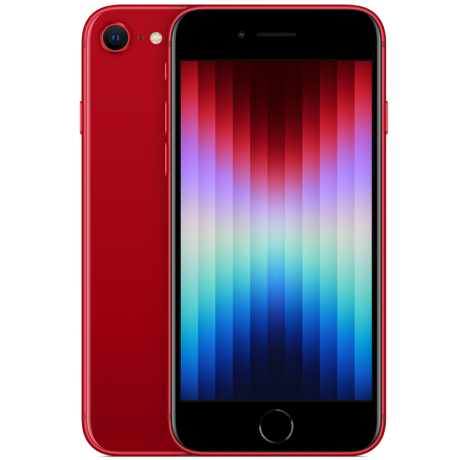 Mobiltelefoner - Apple iPhone SE (2022) 5G 256GB - Red - MMXP3QN/A