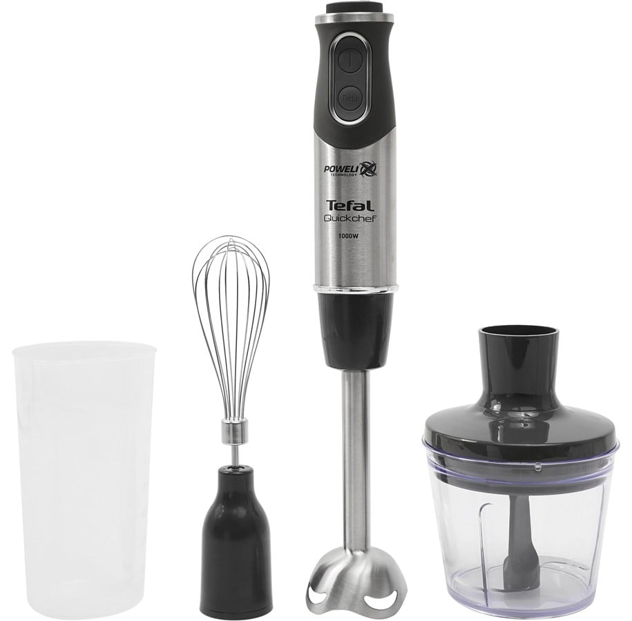 Mikser - Tefal Stavmikser HB656838 Quickchef 3-in-1 Hand Blender - 1000 W - HB656838