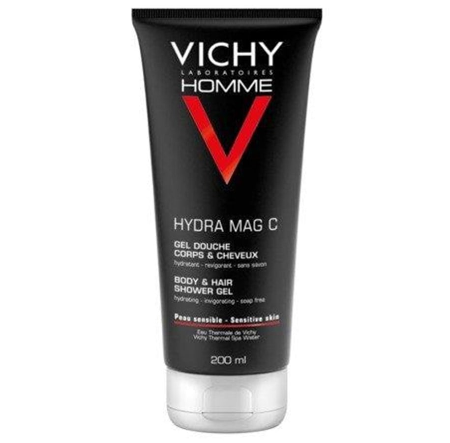 Kroppspleie - Vichy Homme Hydra Mag-C Shower Gel 200 ml - C-VI-172-B5
