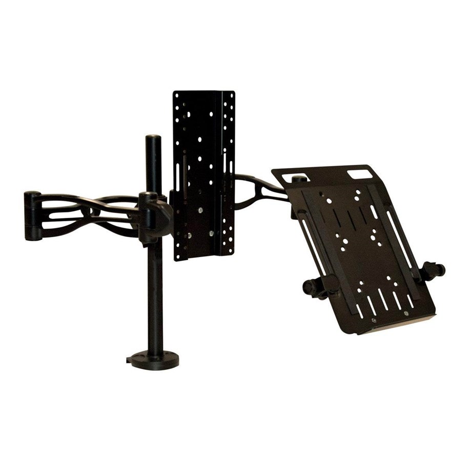 Veggmontering, AV-braketter & AV-møbler - Fellowes Professional Series Depth Adjustable Dual Monitor Arm - Max 10.9 kg - recommended for - 8041701