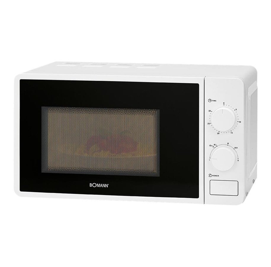 Mikrobølgeovn - Bomann MW 6014 CB - microwave oven - freestanding - white - 660141