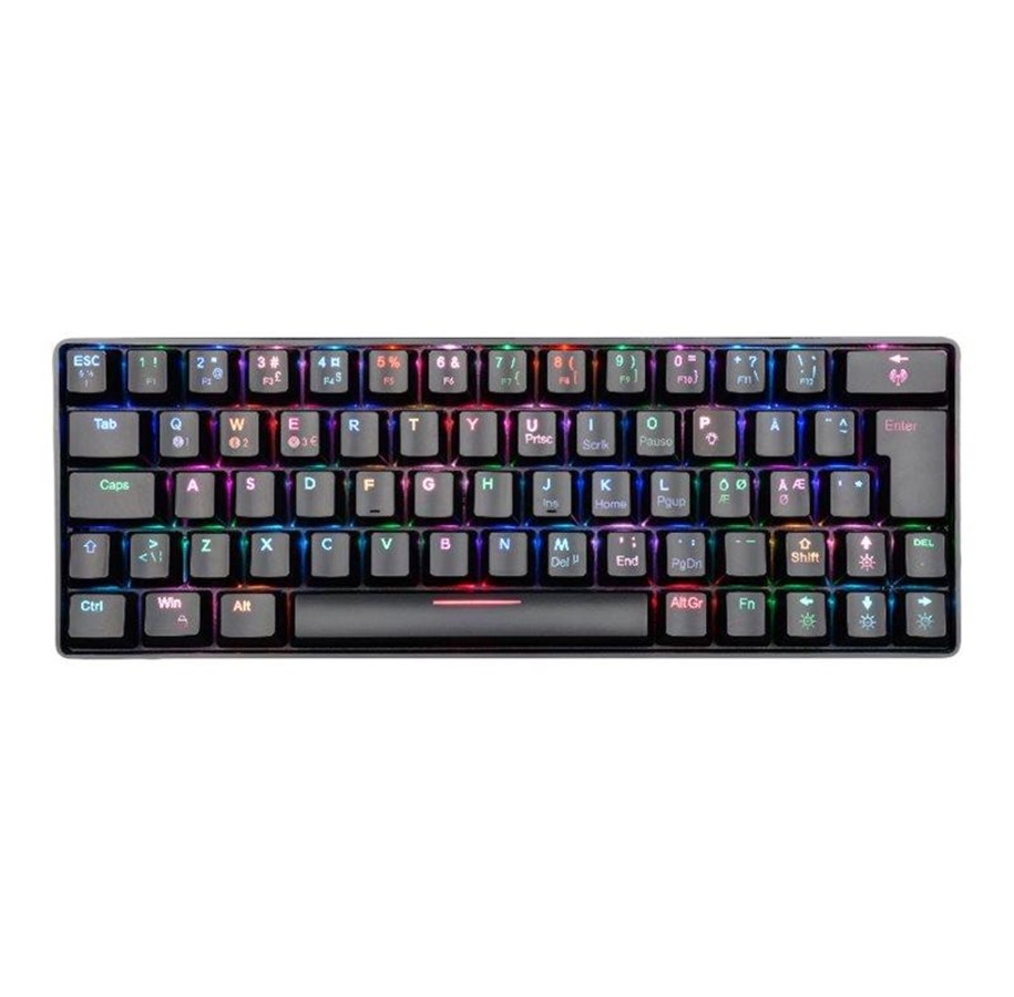 Tastatur - Fourze GK60 - Tastatur - Engelsk (USA) - Svart - FZ-GK060-004