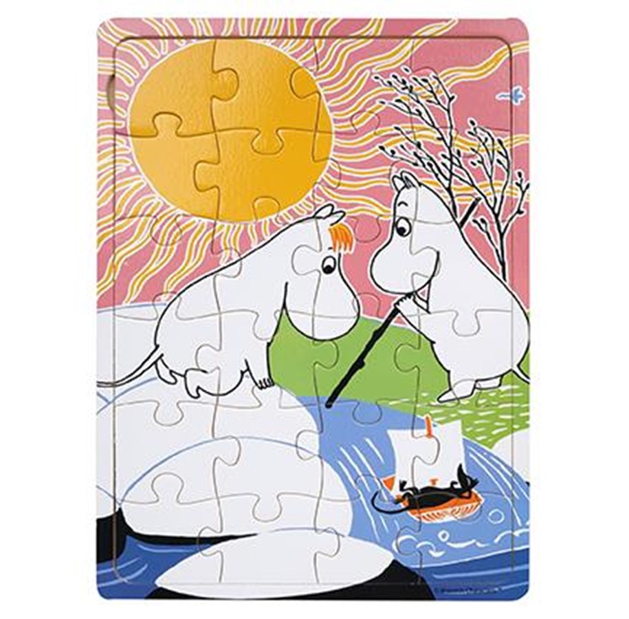 Barbo Toys Moomin - Wooden baby puzzles - Fishing | Billig