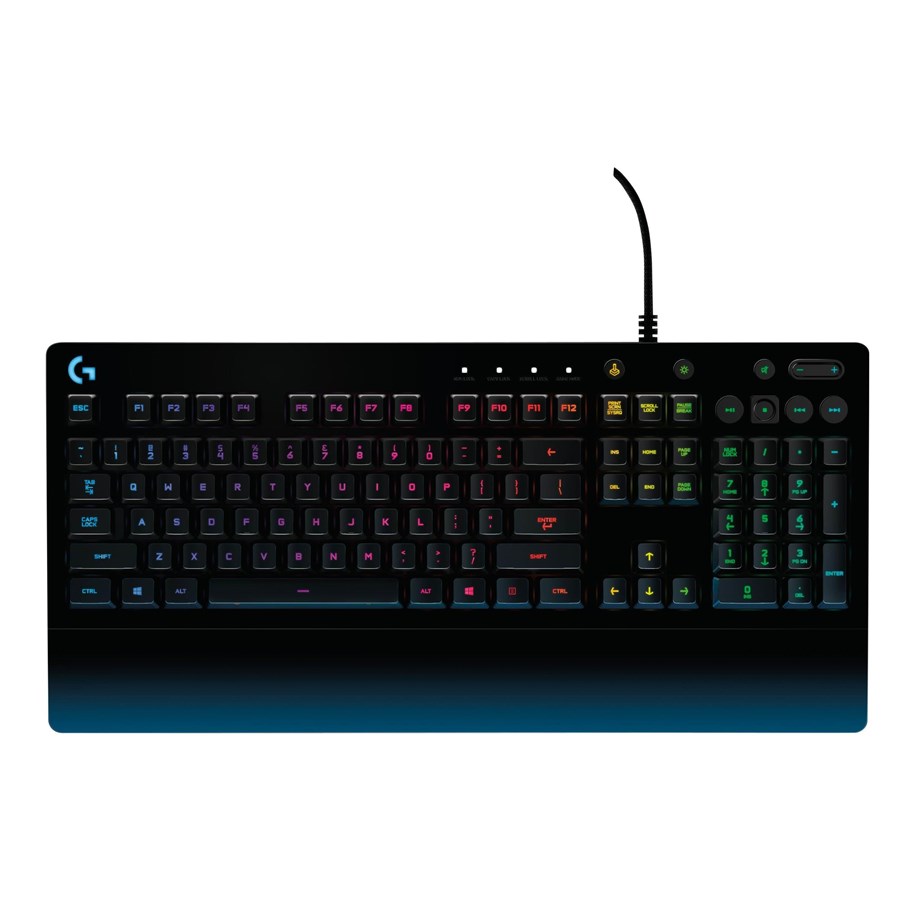 Tastatur - Logitech G213 Prodigy Gaming Keyboard - US - Gamingtastatur - Engelsk (USA) - Svart - 920-008085
