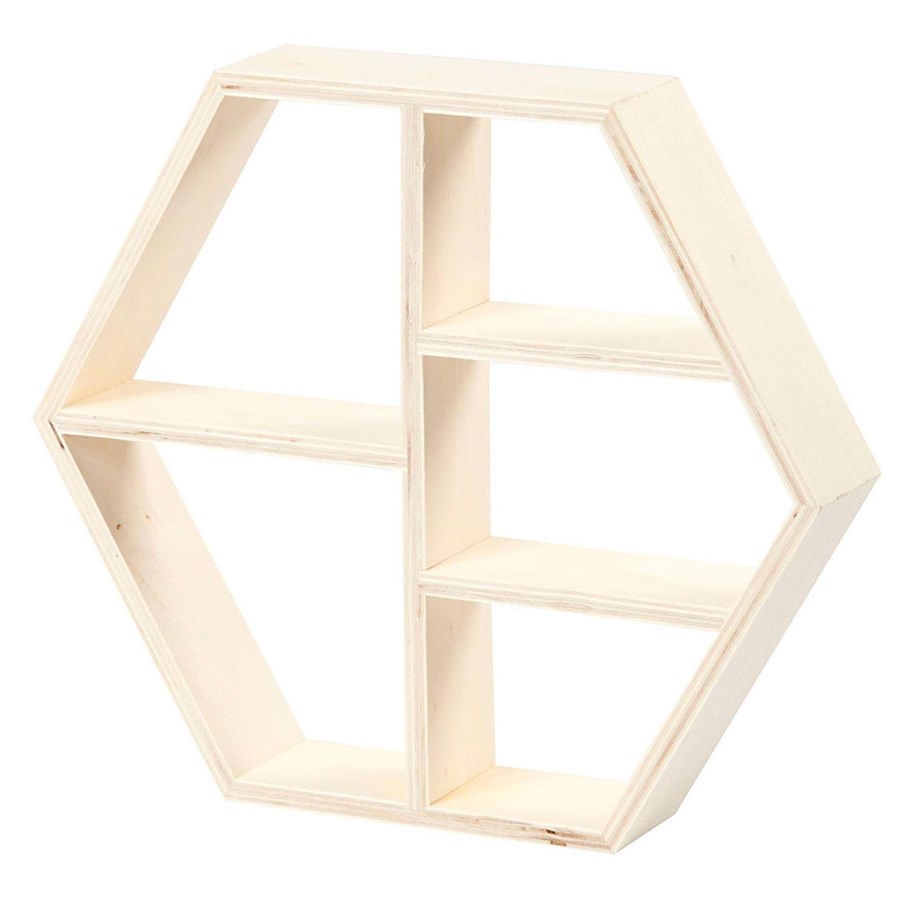 Arts & Crafts - Tilbehør - Creativ Company Paint your own Wooden Wall Cabinet - 57898