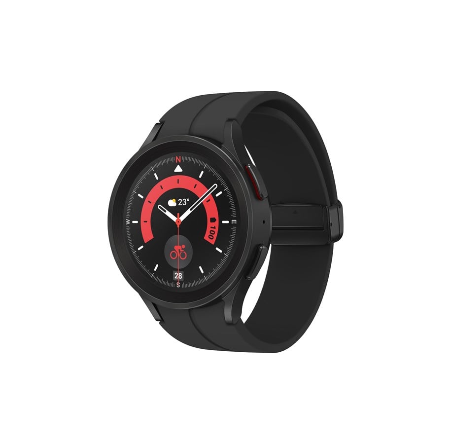 Smartklokke, Smartwatch & Sportsklokke - Samsung Galaxy Watch 5 Pro 45mm 4G - Svart titan - SM-R925FZKAEUB