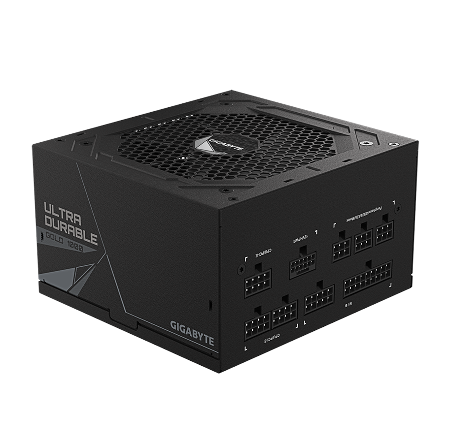 Strømforsyning (PSU) - GIGABYTE UD1000GM PG5 Strømforsyning (PSU) - 1000 Watt - 120 mm - ATX - 80 Plus Gold sertifisert - GP-UD1000GM PG5