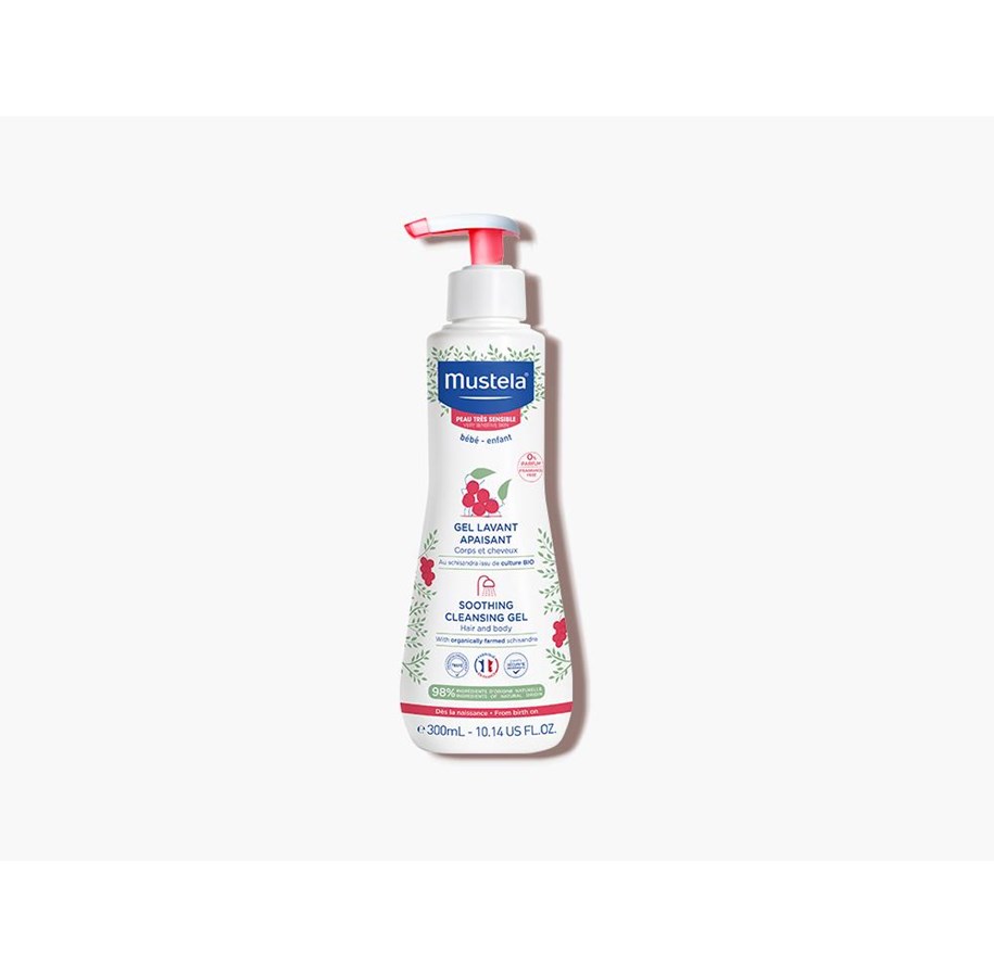 Kroppspleie - Mustela Soothing Cleansing Gel 300 ml - 3504105035709