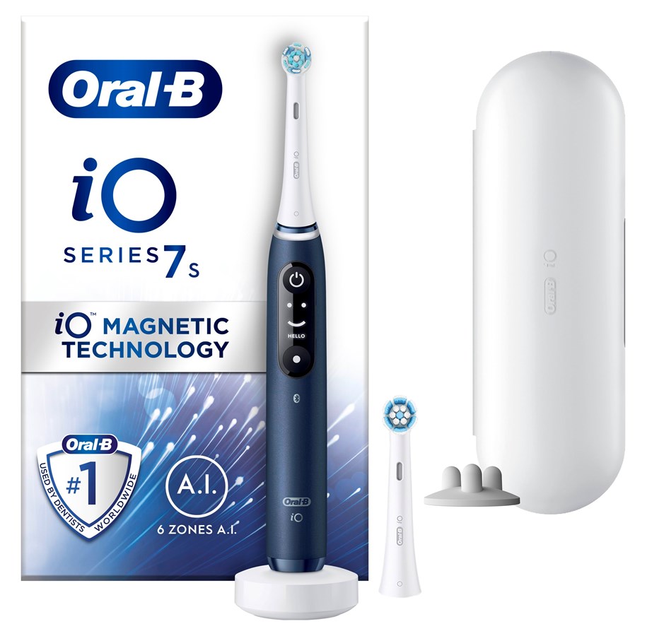 Elektrisk tannbørste - Oral-B Elektrisk tannbørste iO 7S blå - 4210201409298