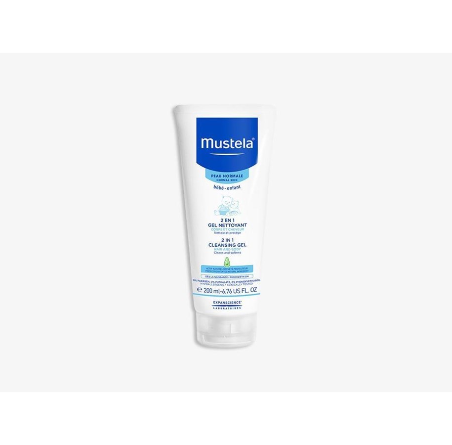 Hårpleie - Mustela 2 in 1 Cleansing Gel with Avocado 200 ml - C-MU-065-01
