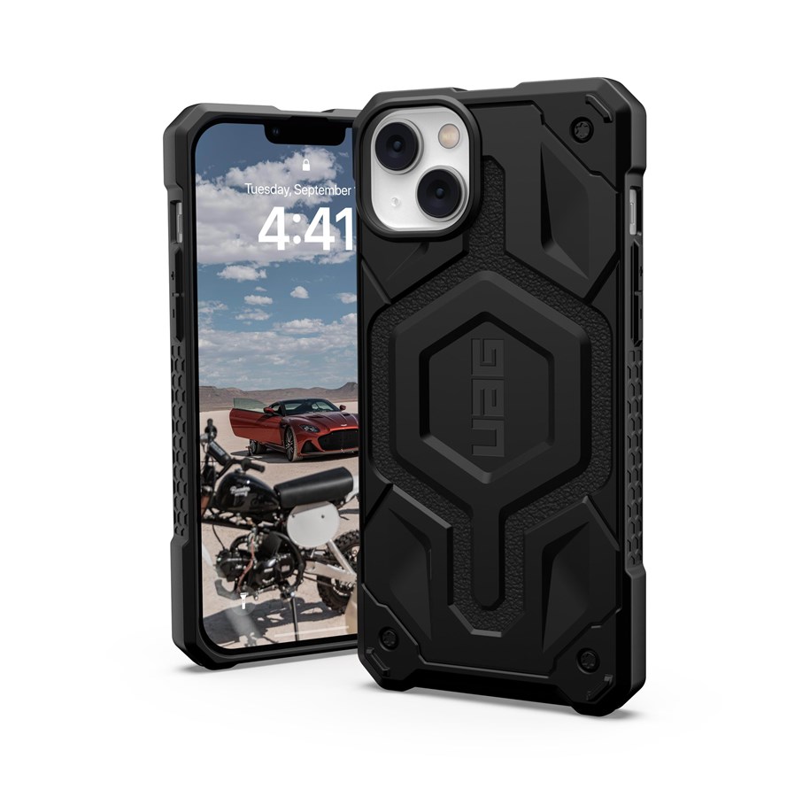 Mobil - Deksel og etui - UAG Monarch Pro MagSafe - black - iPhone 14 Plus - 114029114040