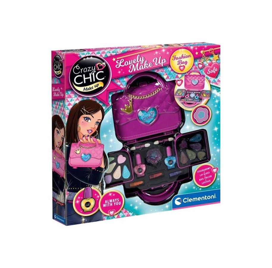 Kreative leker - Clementoni Crazy Chic Make-up - Fashion Bag - 18633