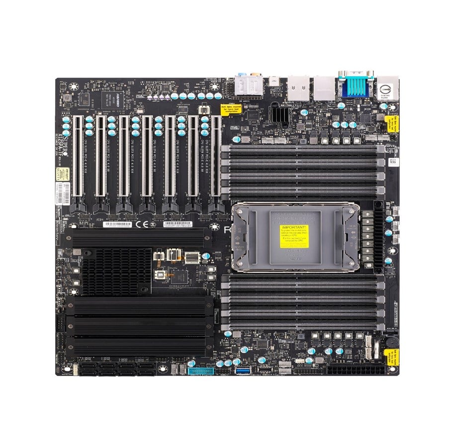 Hovedkort - Supermicro X12SPA-TF Hovedkort - Intel C621 - Intel LGA3647 socket - DDR4 RAM - Extended ATX - MBD-X12SPA-TF-O