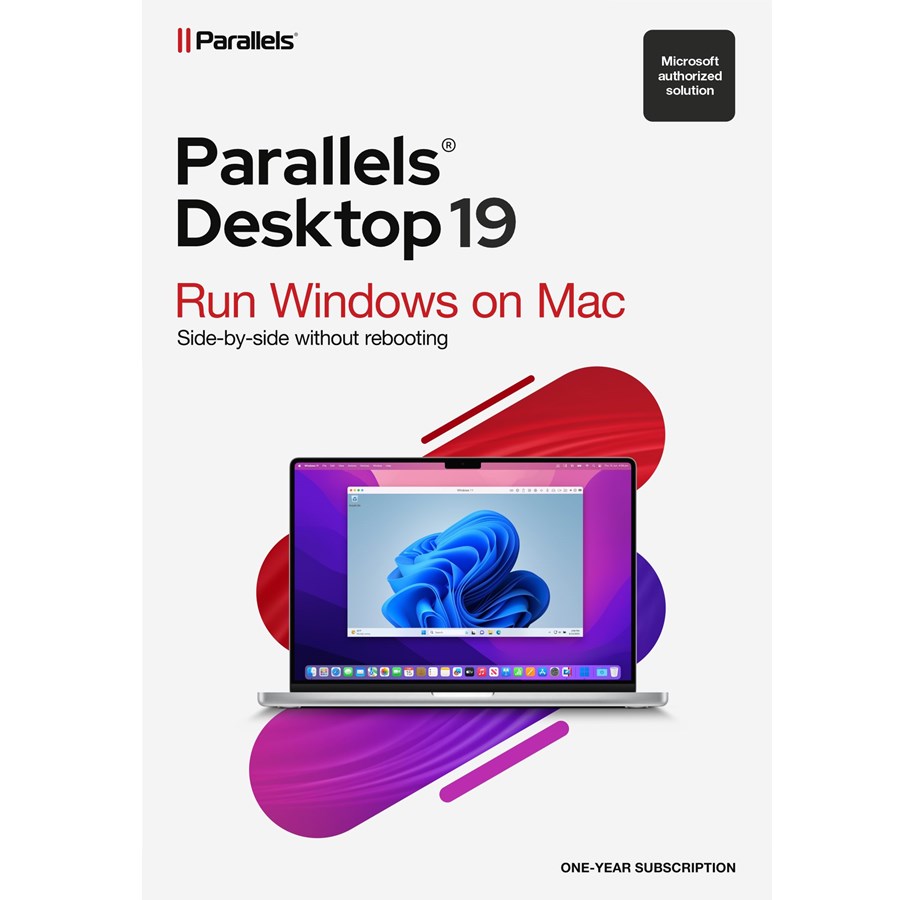 Programvare til kontoret - Parallels Desktop - box pack (1 year) - 1 user - PDAGBX1YEU