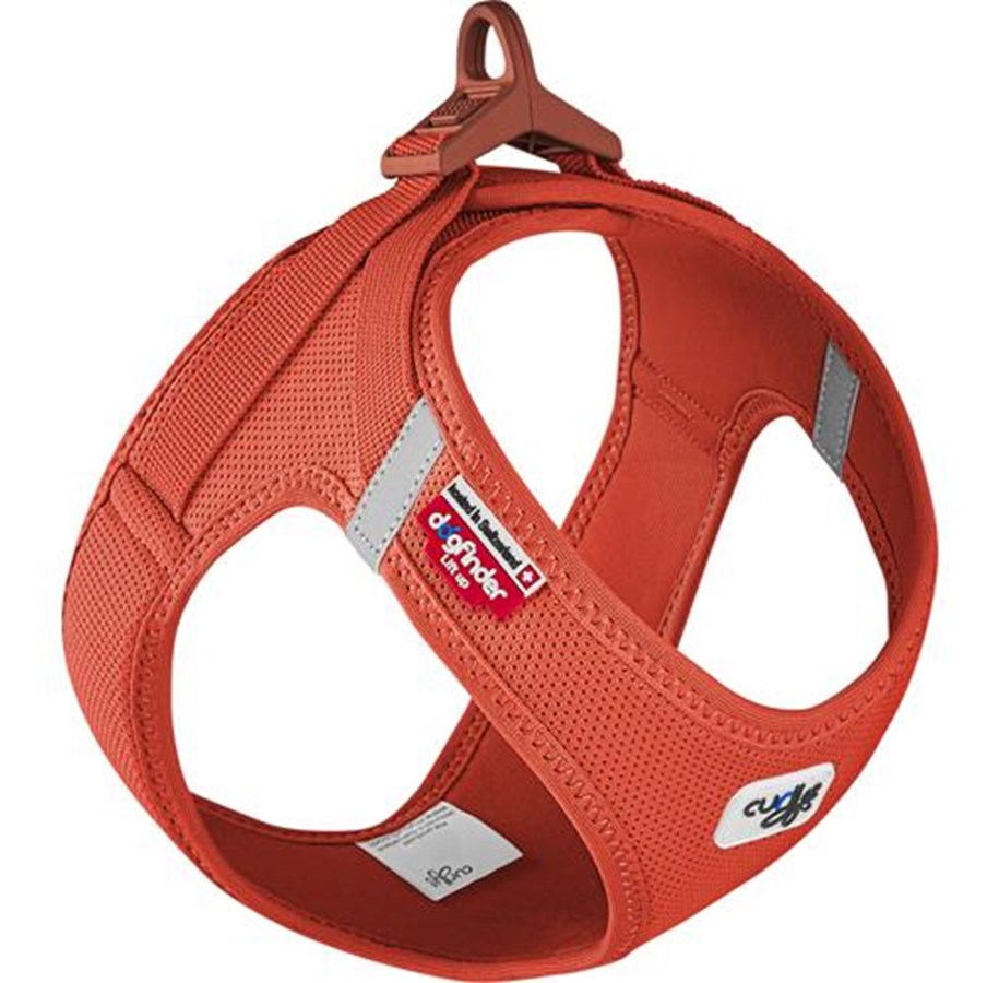 Hund - Curli Vest Harness Clasp Air-Mesh - Sun Orange (XXXS) - H82938