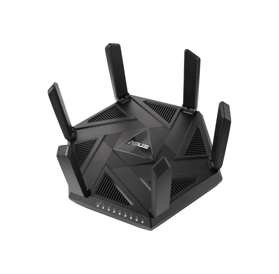 Ruter - ASUS RT-AXE7800 -Wi-Fi 6E - Tri-Band - 4-Port switch - Wireless router 802.11a/b/g/n/ac/ax (Wi-Fi 6E) - 90IG07B0-MU9B00