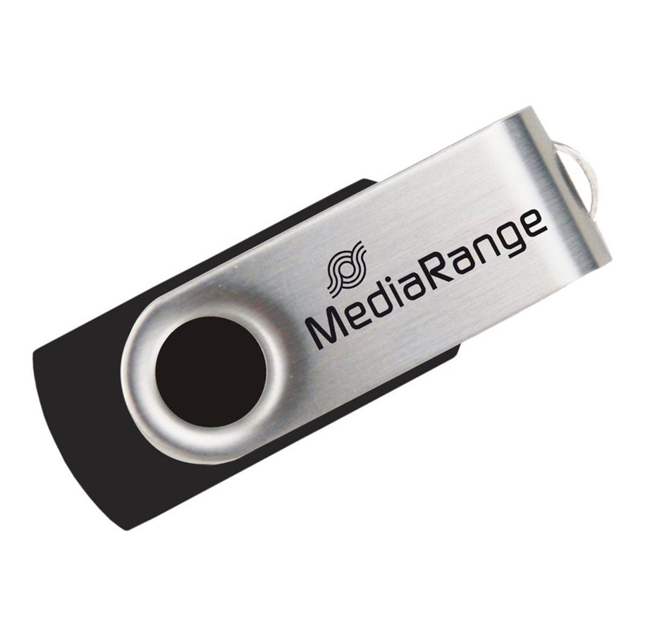 Minnepenn - MediaRange USB 2.0 Premium Flash Drive 64GB - 64GB - Minnepenn - MR912