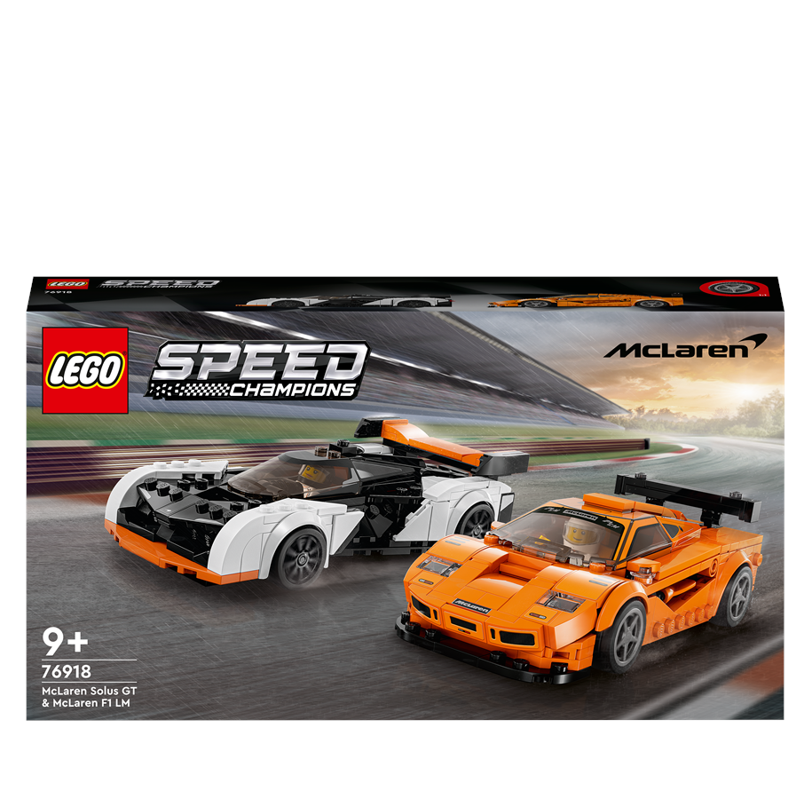 LEGO® - LEGO Speed Champions 76918 McLaren Solus GT og McLaren F1 LM - 76918