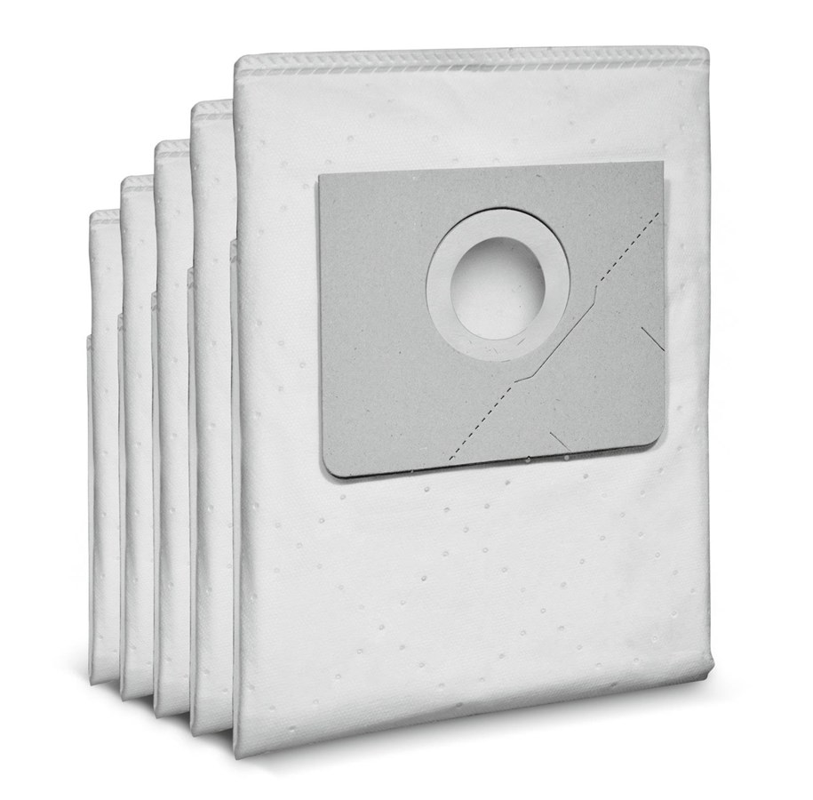 Støvsugerpose - Kärcher Fleece filter bags 5 x NT 20/1 NT 35/1 NT 38/1 - 6.907-479.0