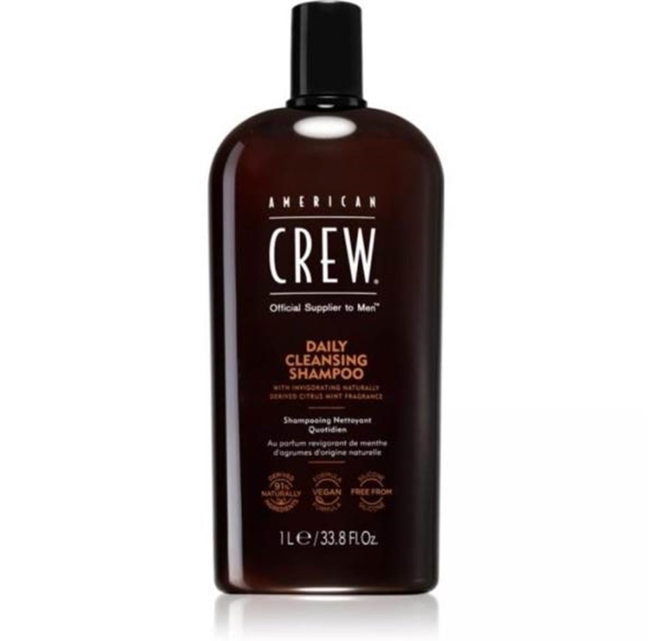 Hårpleie - American Crew Daily Cleansing Shampoo - 1000 ml - 738678001004
