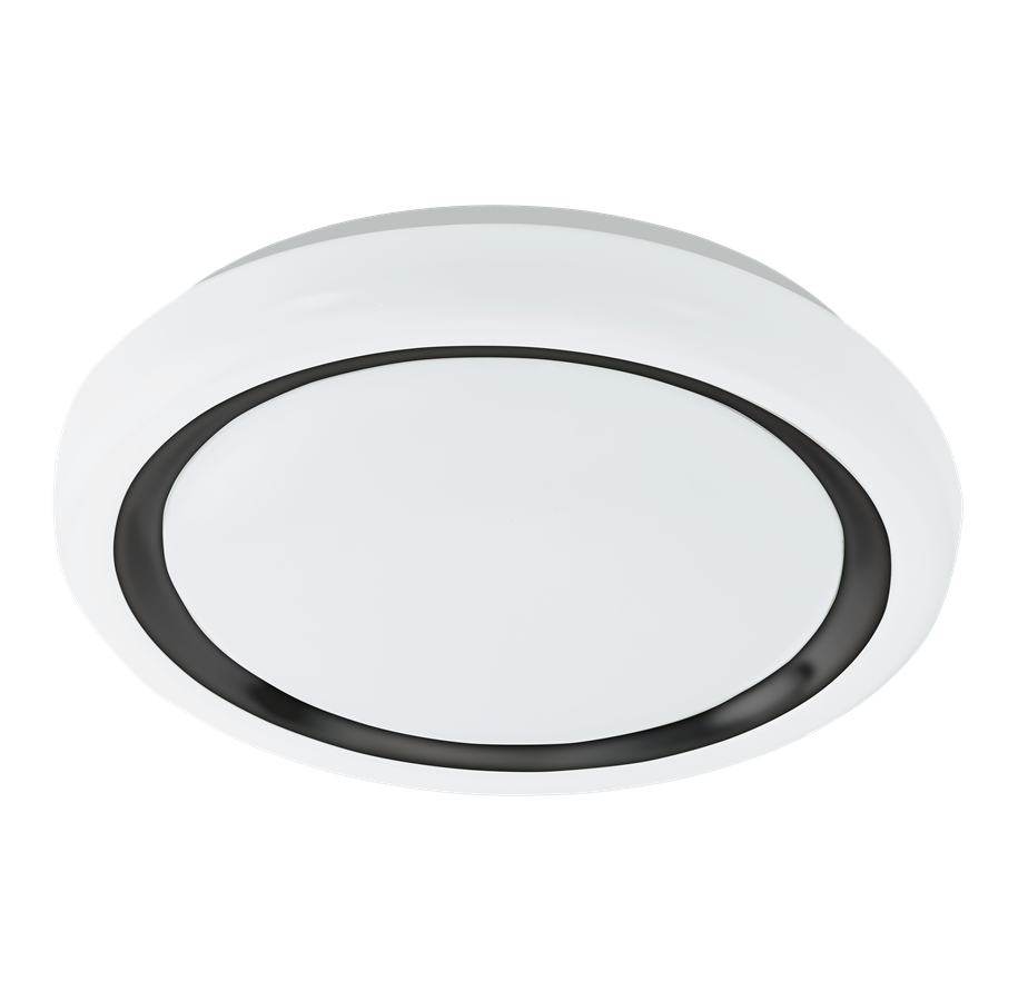 Lamper - EGLO CAPASSO ceiling lamp black/white - 900149