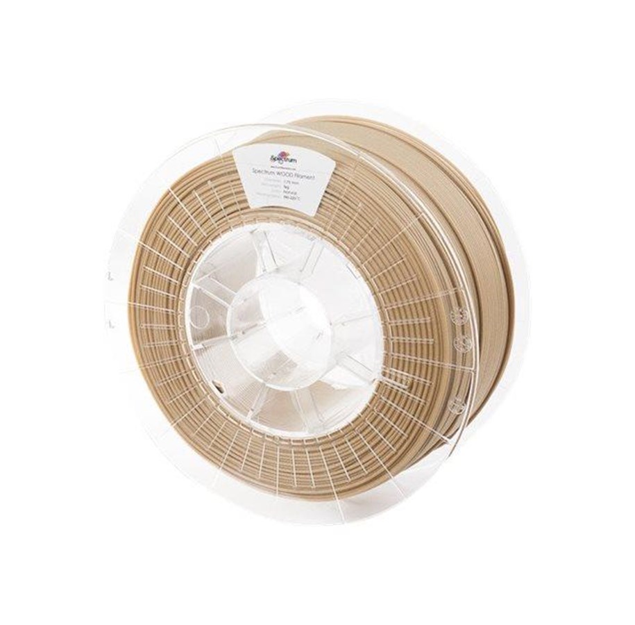 Filament/Resin - 3D-skriver - Spectrum 3D Filament / PLA Wood / Natural / Light Wood / ⌀ 1.75 mm / 1 kg - 80170